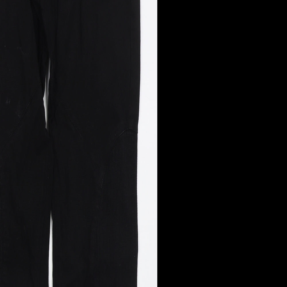 Dondup Womens Black  Cotton Straight Jeans Size 28 in L31 in Regular Button
