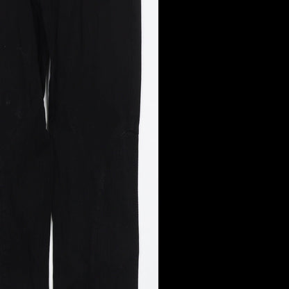 Dondup Womens Black  Cotton Straight Jeans Size 28 in L31 in Regular Button