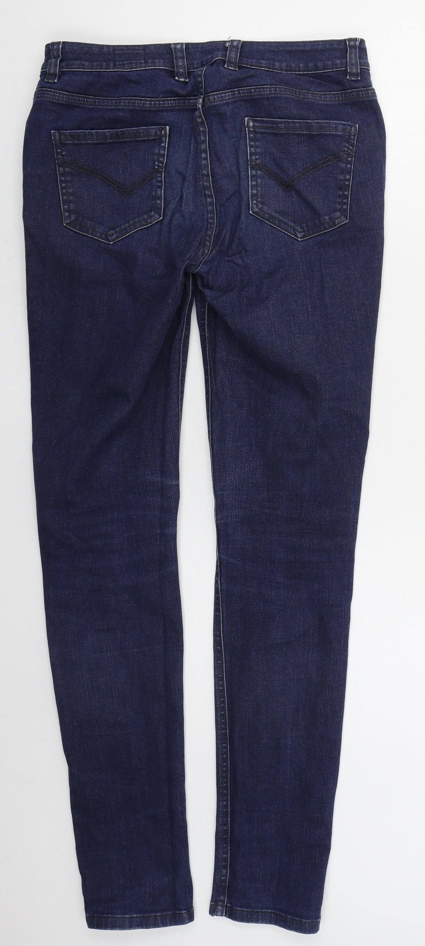 Womens UK Size 28 in Johnnie B Regular Fit Skinny Blue Jeans