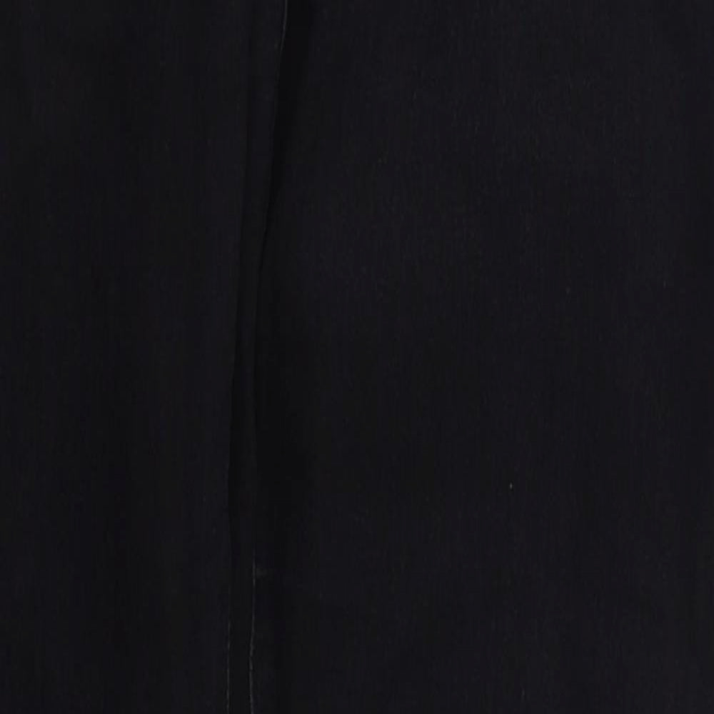 Denim CO Womens Black  Cotton Skinny Jeans Size 8 L29 in Regular Button