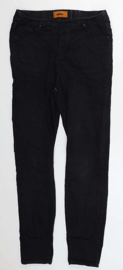 Womens UK Size 29 in Preworn Regular Fit Jegging Black Jeans