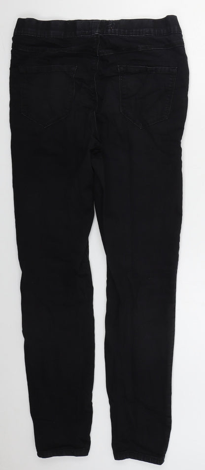 Womens UK Size 29 in Preworn Regular Fit Jegging Black Jeans