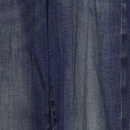 Gap Womens Blue  Cotton Skinny Jeans Size 8 L28 in Regular Button