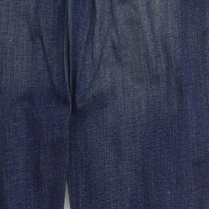 Gap Womens Blue  Cotton Skinny Jeans Size 8 L28 in Regular Button