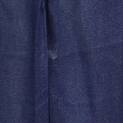 New Look Womens Blue  Cotton Skinny Jeans Size 10 L28 in Regular Button