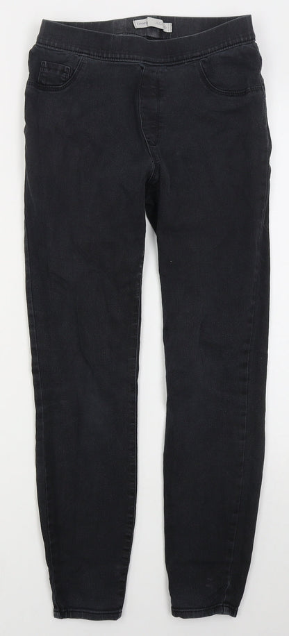 George Womens Grey  Cotton Jegging Jeans Size 8 L28 in Regular