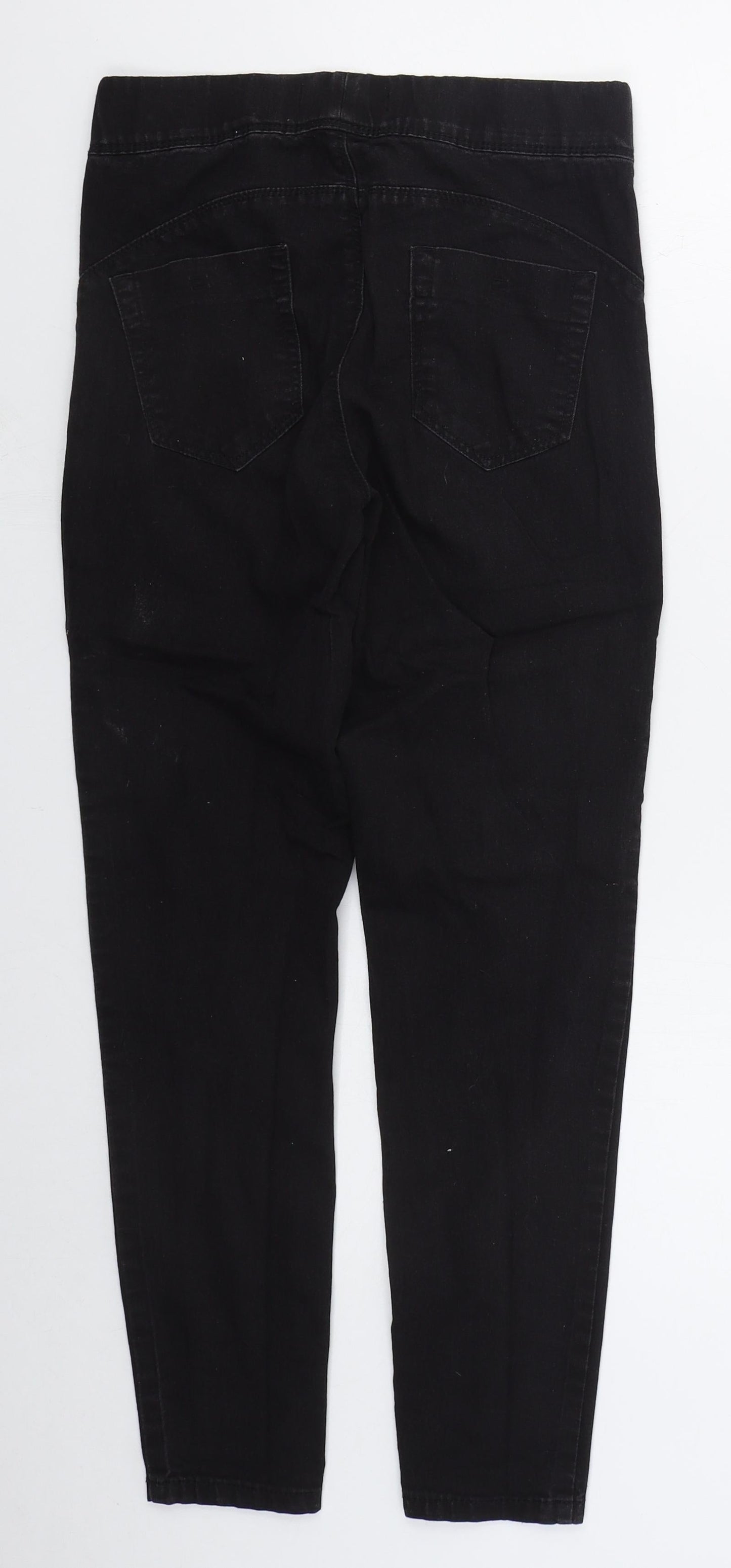Denim Co Womens Black  Cotton Jegging Jeans Size 10 L26 in Regular