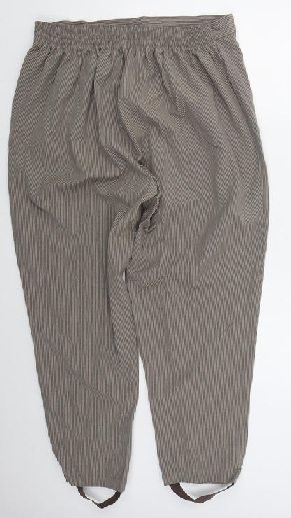 Womens UK Size 24 essence Regular Fit  Brown Trousers