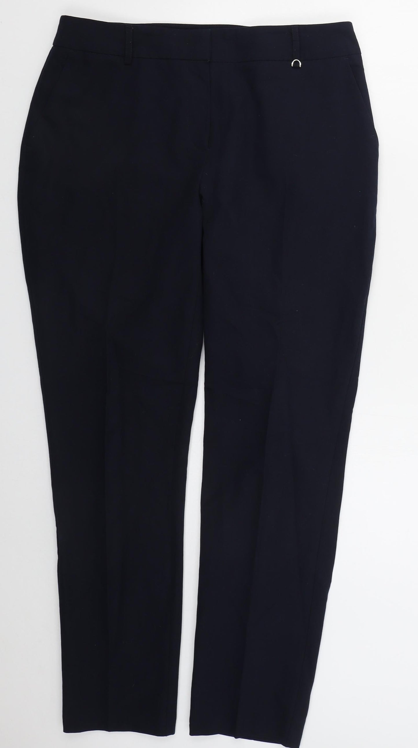 Womens UK Size 12 Dorothy Perkins Regular Fit  Blue Trousers