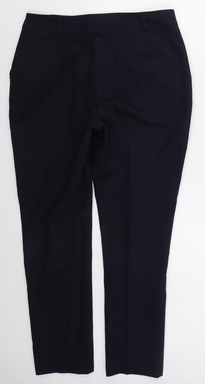 Womens UK Size 12 Dorothy Perkins Regular Fit  Blue Trousers
