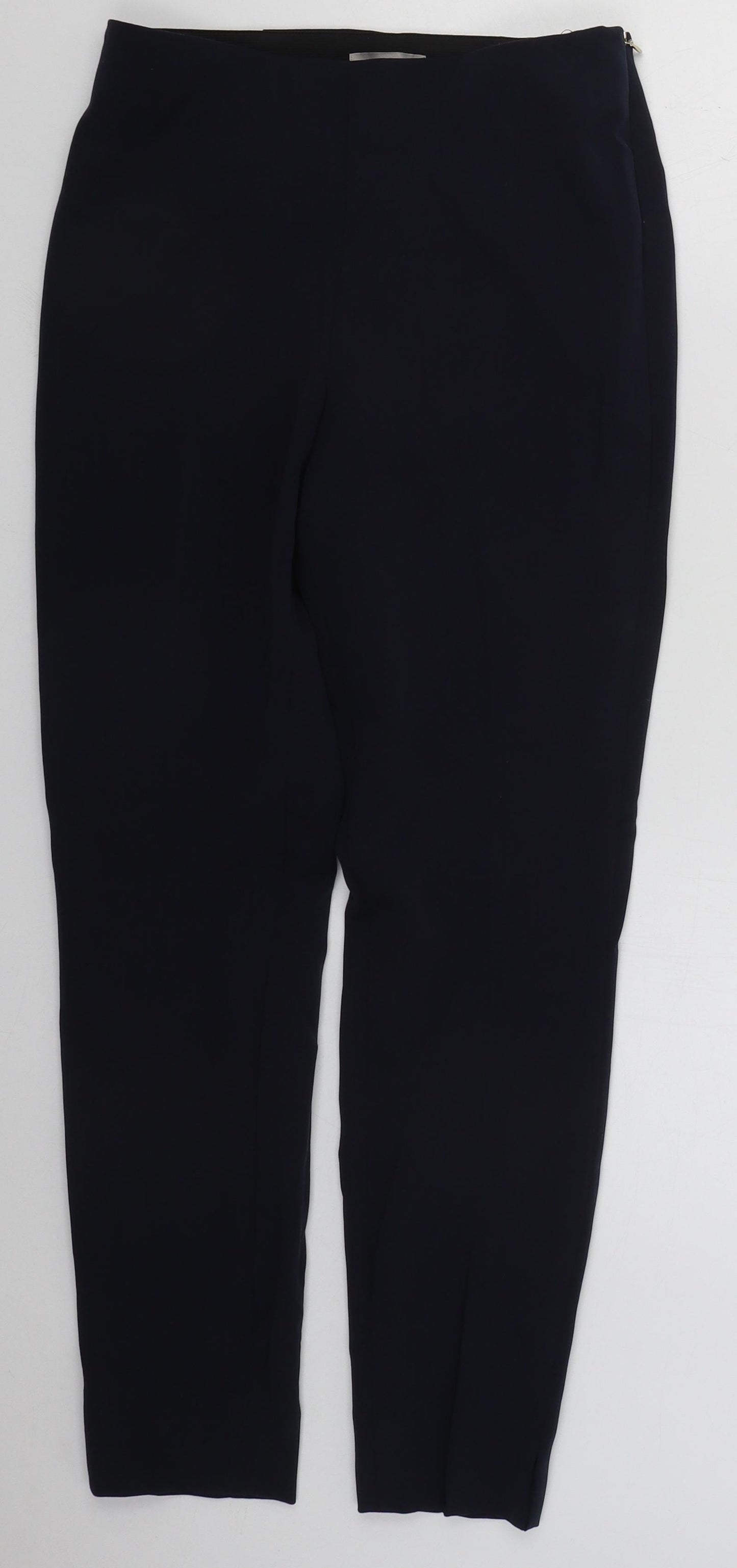 Womens UK Size 8 H&M Regular Fit  Blue Trousers