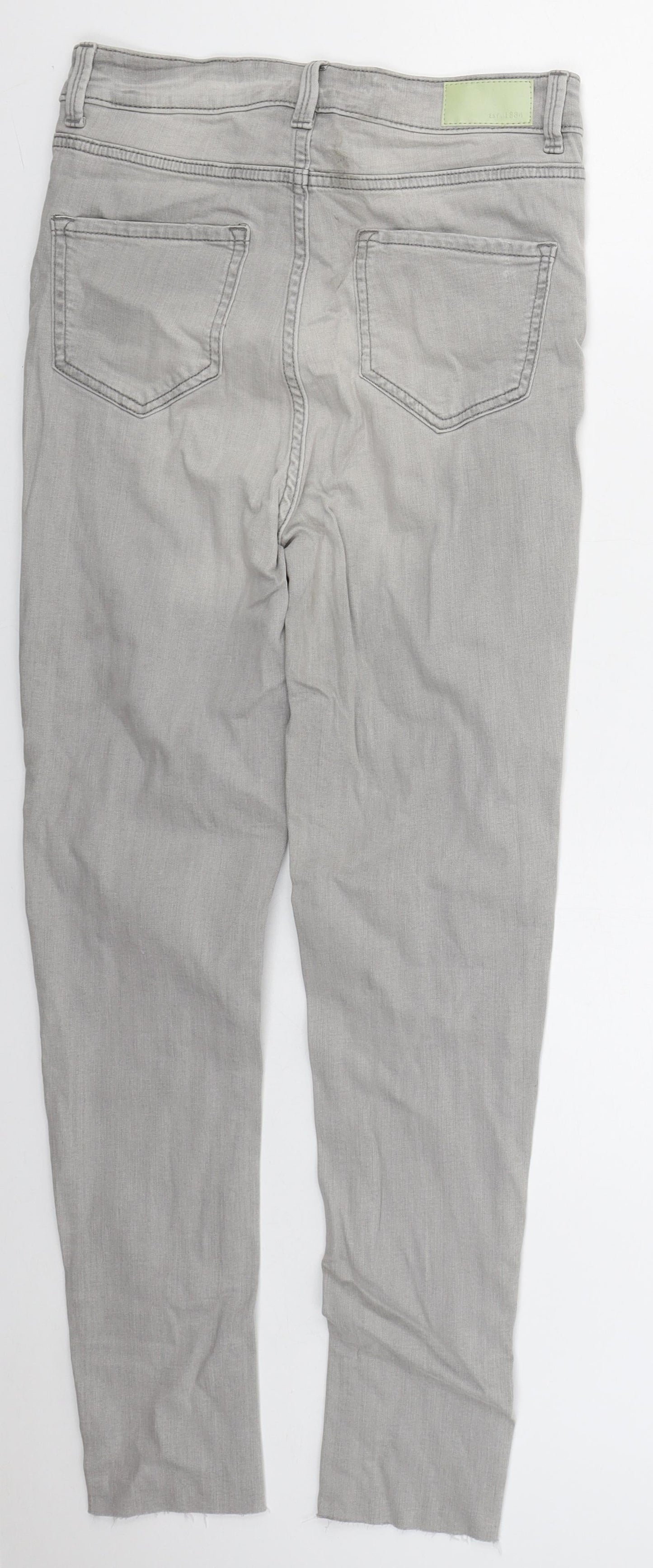 Womens UK Size 10 Marks and Spencer Regular Fit Skinny Grey Jeans