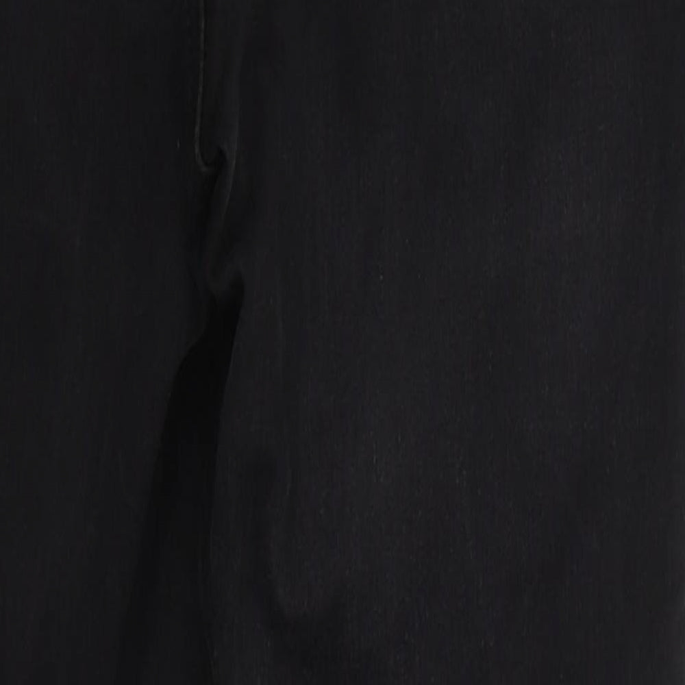 Very Womens Black  Cotton Skinny Jeans Size 8 L28 in Regular Button