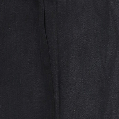 Zara Womens Black  Cotton Skinny Jeans Size 8 L27 in Regular Button