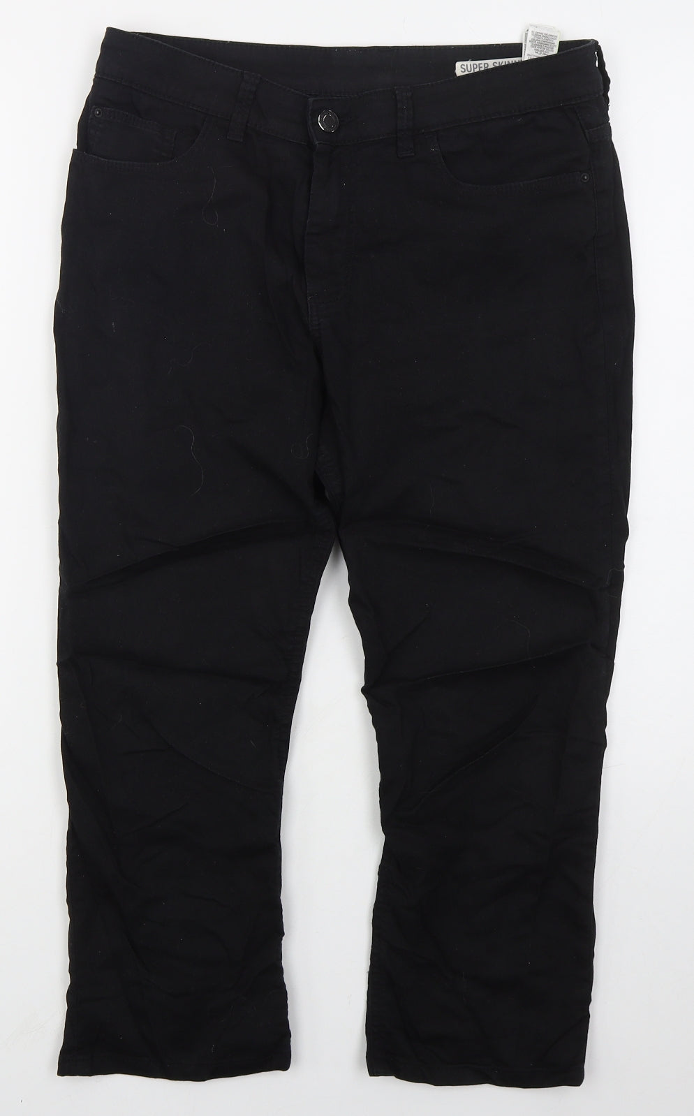 Womens UK Size 12 Marks and Spencer Regular Fit Skinny Black Jeans