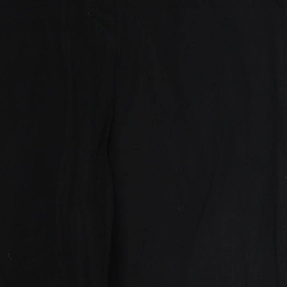 Womens UK Size 12 Marks and Spencer Regular Fit  Black Trousers