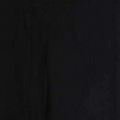 Womens UK Size 12 Marks and Spencer Regular Fit  Black Trousers