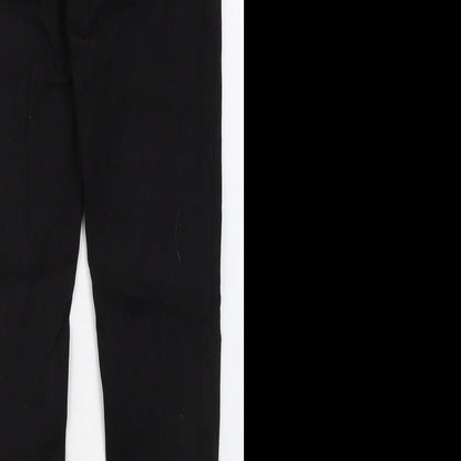 Denim Co Womens Black  Cotton Jegging Jeans Size 8 L27 in Regular