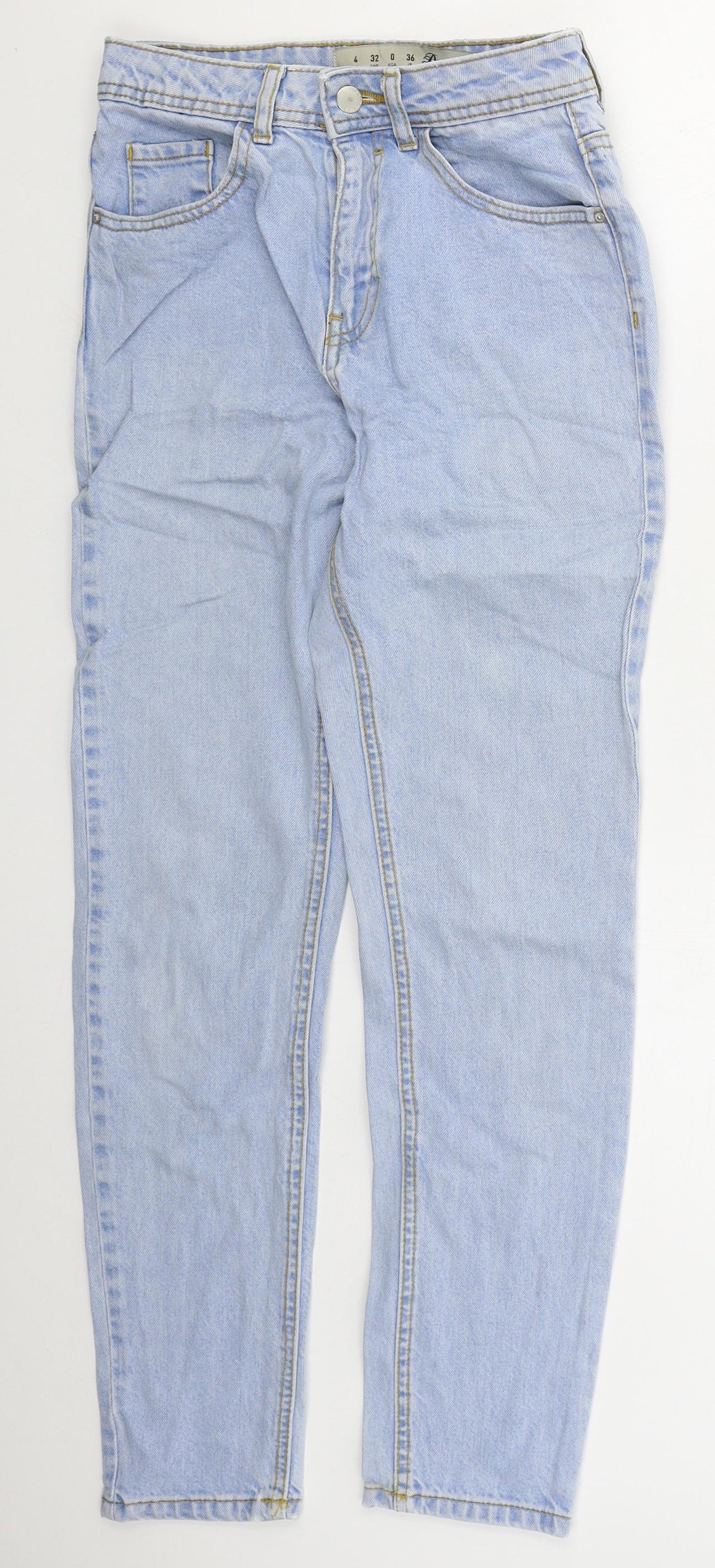 Denim Co Womens Blue  Cotton Skinny Jeans Size 4 L28 in Regular Button