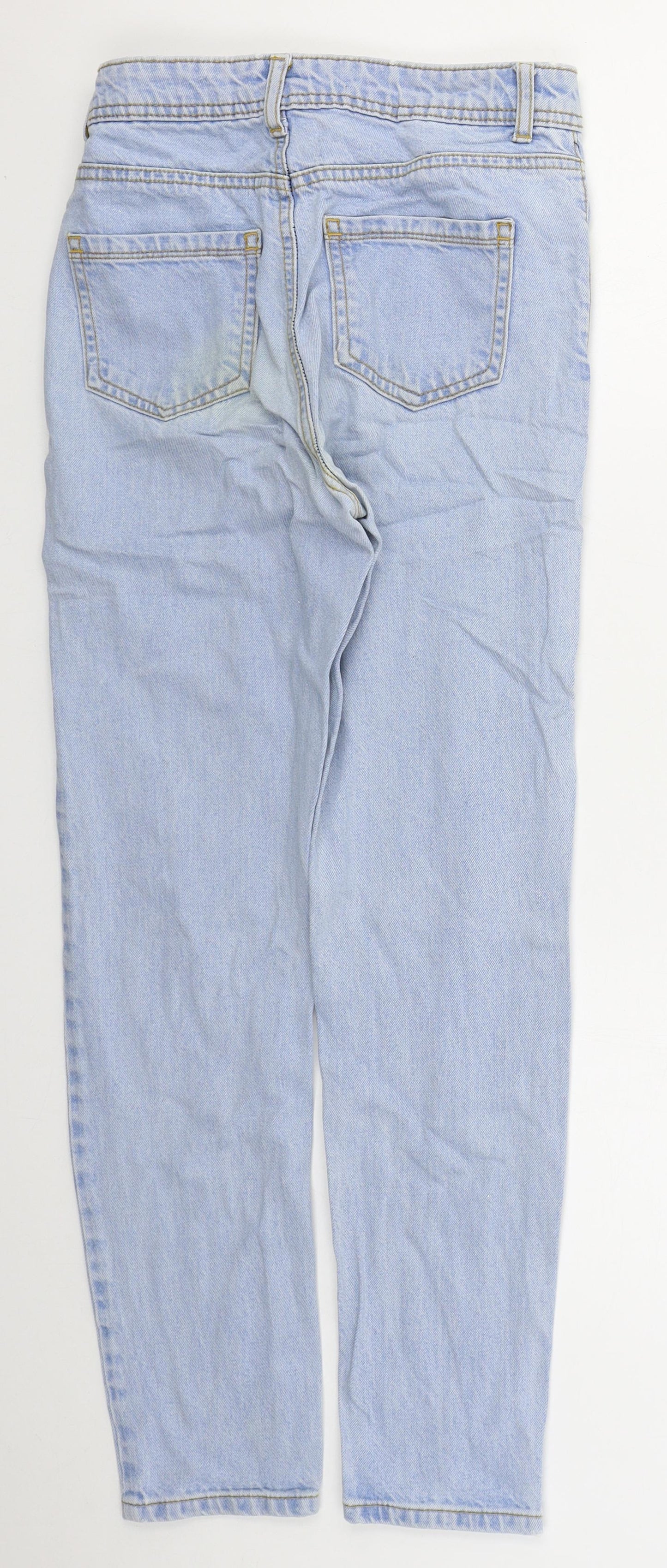 Denim Co Womens Blue  Cotton Skinny Jeans Size 4 L28 in Regular Button