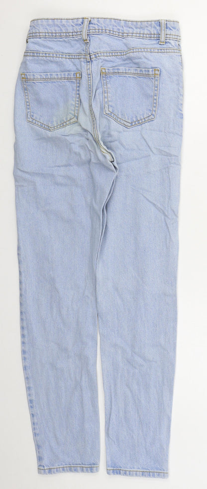 Denim Co Womens Blue  Cotton Skinny Jeans Size 4 L28 in Regular Button