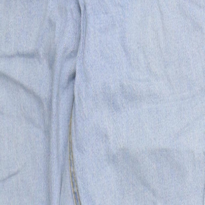 Denim Co Womens Blue  Cotton Skinny Jeans Size 4 L28 in Regular Button