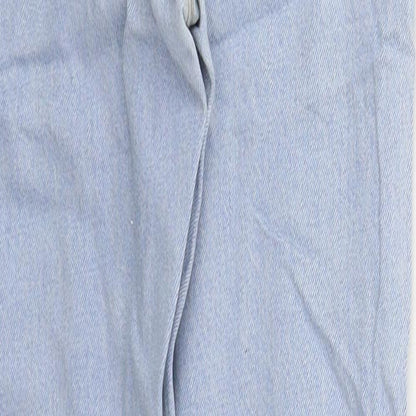 Denim Co Womens Blue  Cotton Skinny Jeans Size 4 L28 in Regular Button