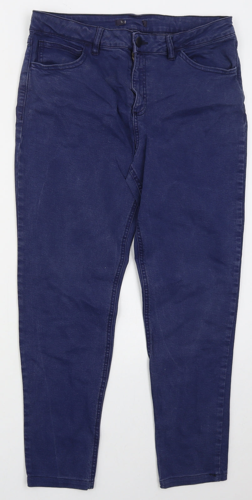 Womens UK Size 30 in Preworn Regular Fit Skinny Blue Jeans