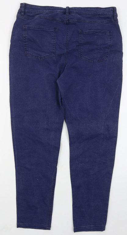 Womens UK Size 30 in Preworn Regular Fit Skinny Blue Jeans