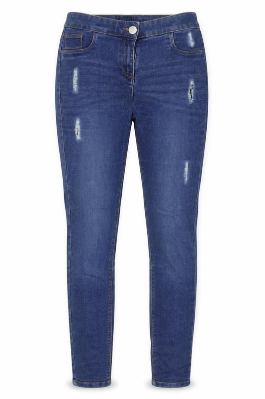 Womens UK Size 10 Matalan Regular Fit Skinny Blue Jeans