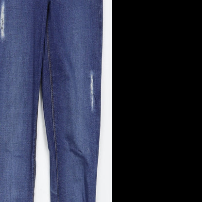 Womens UK Size 10 Matalan Regular Fit Skinny Blue Jeans