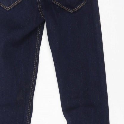 NEXT Girls Blue  Cotton Jegging Jeans Size 9 Months  Regular