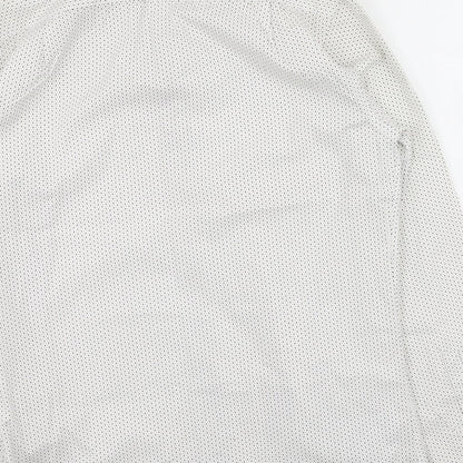 Mens UK Size 38 Cedar Wood State Ivory  Button-Up Long Sleeve Casual Shirt
