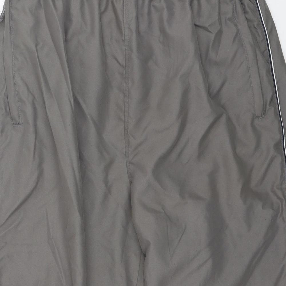 us  Mens Green  Polyester Trousers  Size L L21 in Regular