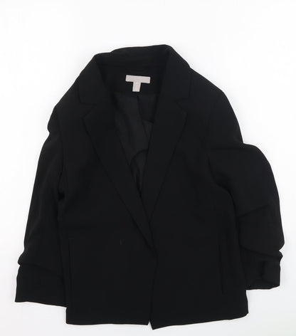 Womens UK Size 10 H&M Black Jacket