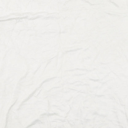 armando Mens Beige Round Neck  Acrylic Pullover Jumper Size 2XL