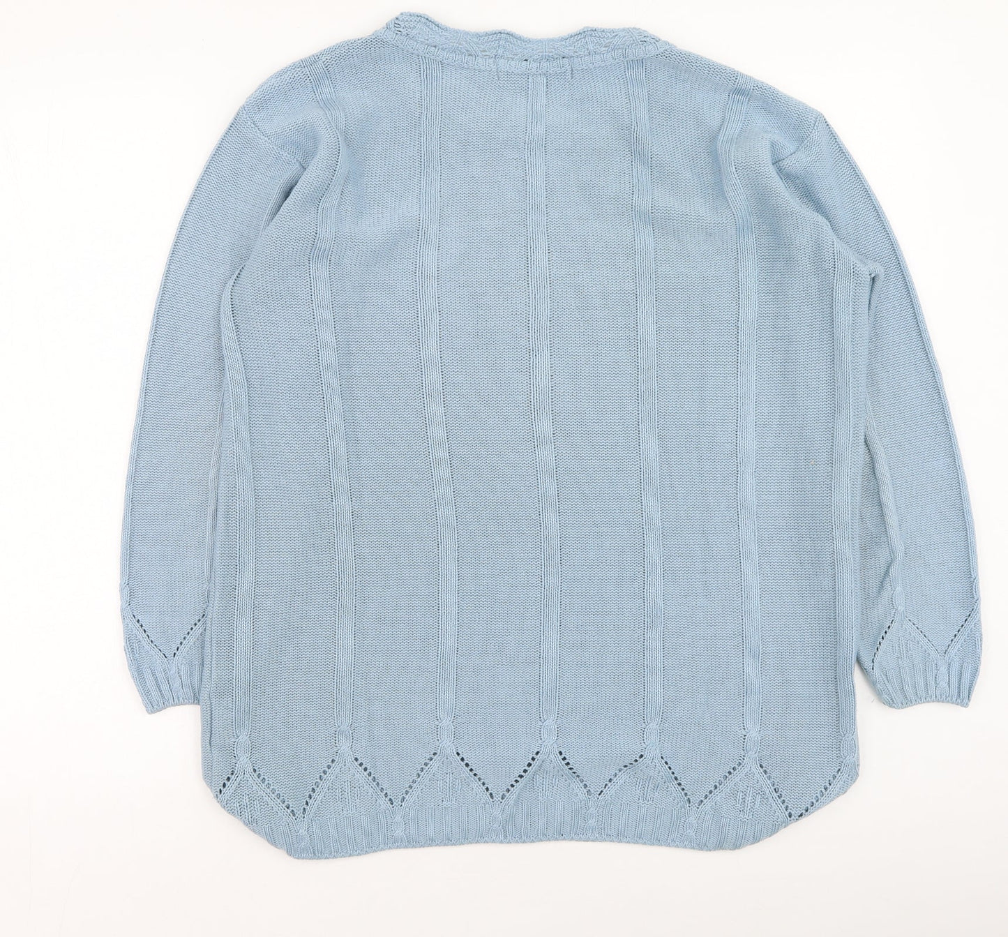 Womens UK Size 8 Berkertex Blue Pullover Jumper