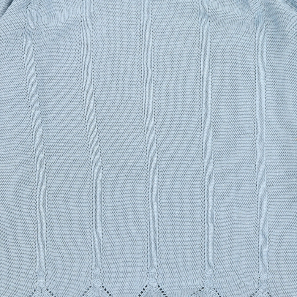 Womens UK Size 8 Berkertex Blue Pullover Jumper