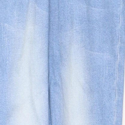 SheIn Womens Blue  Cotton Skinny Jeans Size 28 in L27 in Regular Button