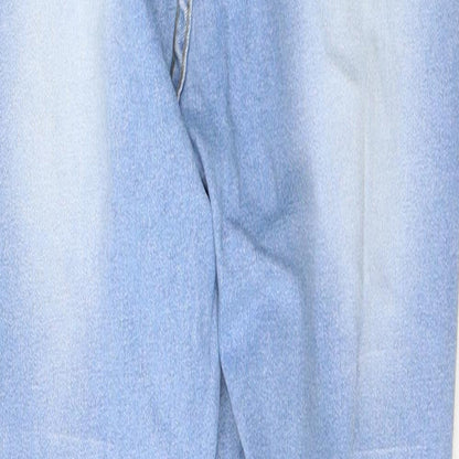 SheIn Womens Blue  Cotton Skinny Jeans Size 28 in L27 in Regular Button