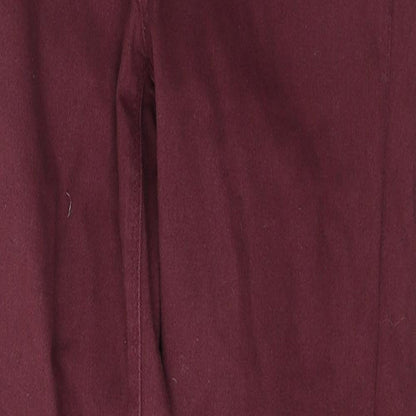 Womens UK Size 12 WareDenim Regular Fit Skinny Red Jeans