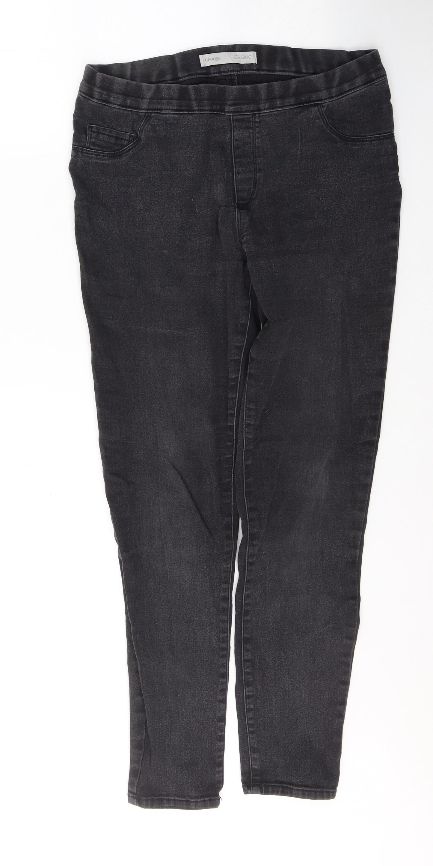 GEORGE  Womens Beige  Cotton Jegging Jeans Size 12 L28 in Regular