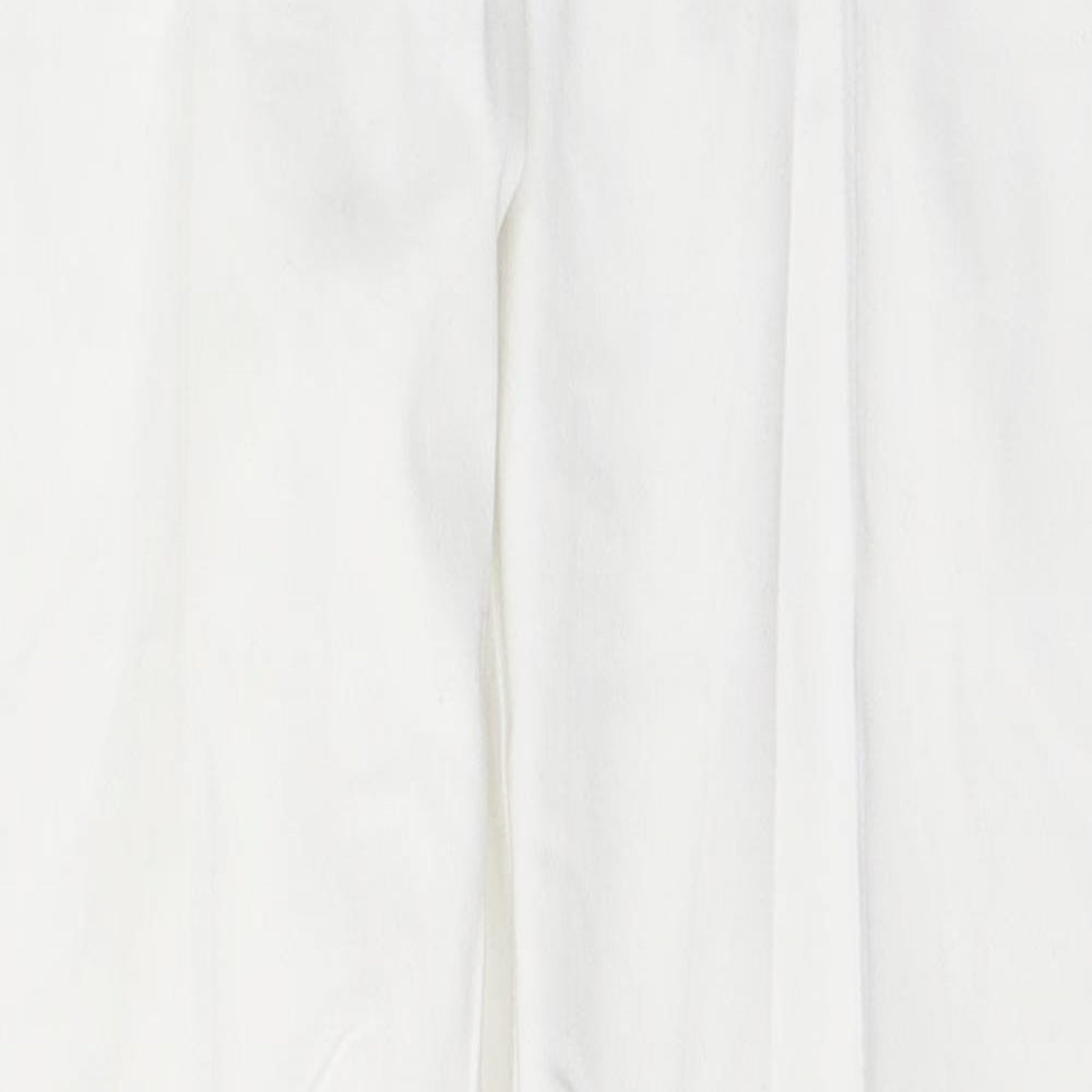 Womens UK Size 10 H&M Regular Fit Jegging White Jeans