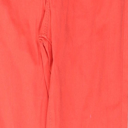Womens UK Size 8 Marks and Spencer Regular Fit Jegging Red Jeans