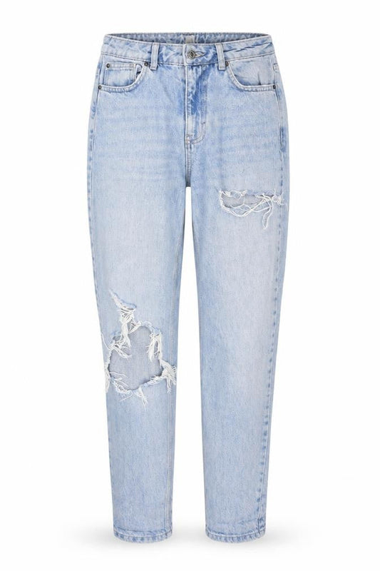 Womens UK Size 26 in Topshop Regular Fit Mom Blue Jeans