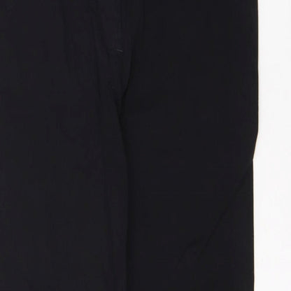 Womens UK Size 10 Papaya Regular Fit  Black Trousers