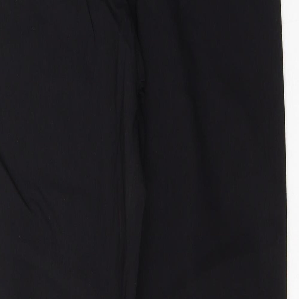 Womens UK Size 10 Papaya Regular Fit  Black Trousers