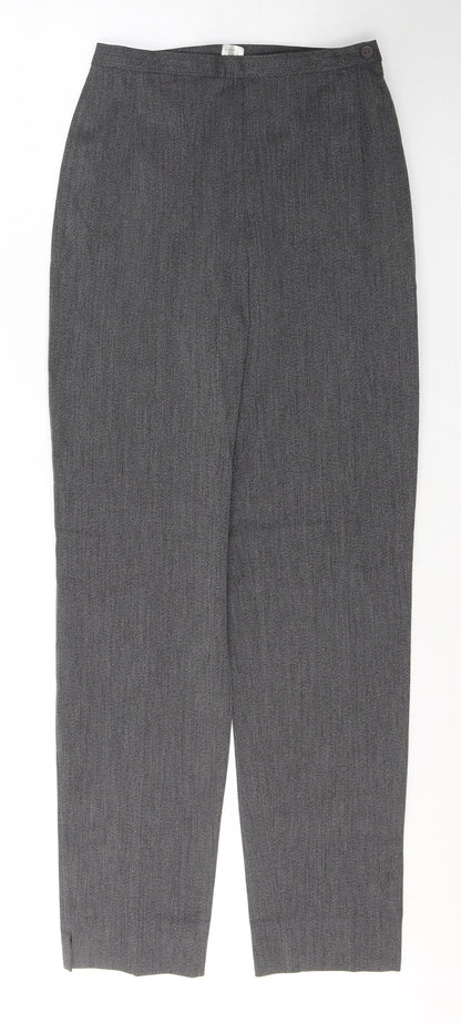 Womens UK Size 8 Preworn Regular Fit  Grey Trousers