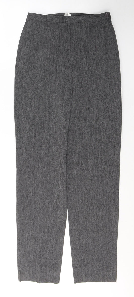 Womens UK Size 8 Preworn Regular Fit  Grey Trousers
