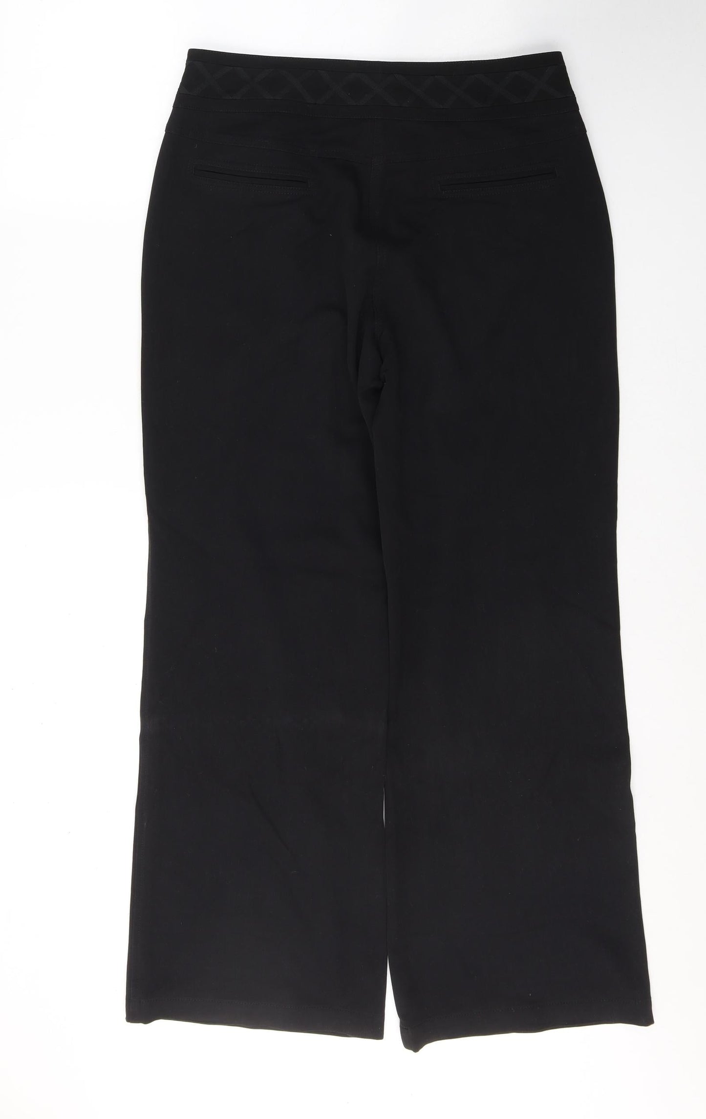 Womens UK Size 12 Per Una Regular Fit  Black Trousers